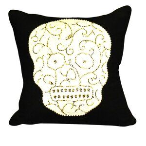 Decorative Throw Pillow Skull Day Of The Dead Halloween Decor Furniture
